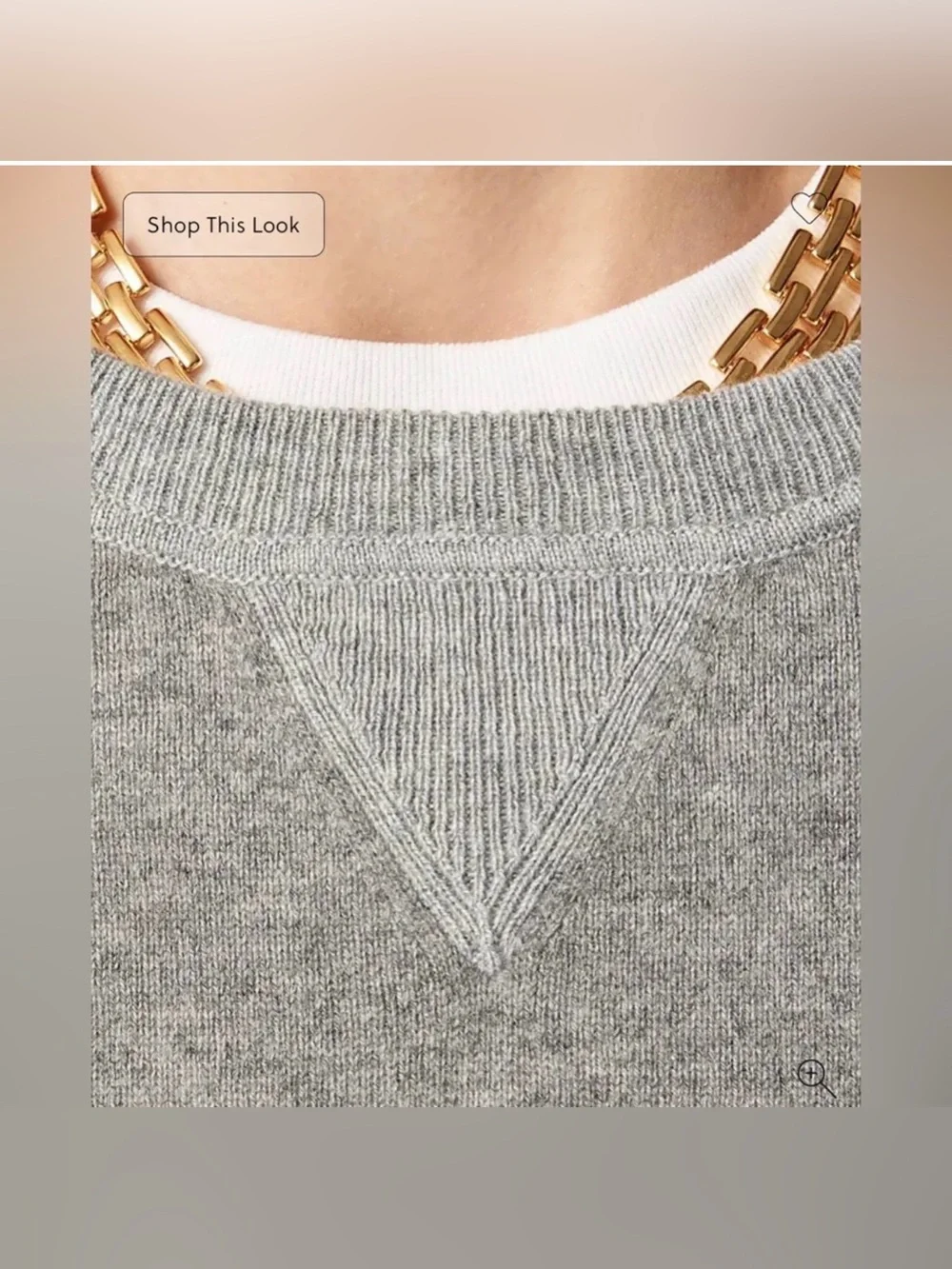J Crew Shrunken Cashmere Sweatshirt. Size Small